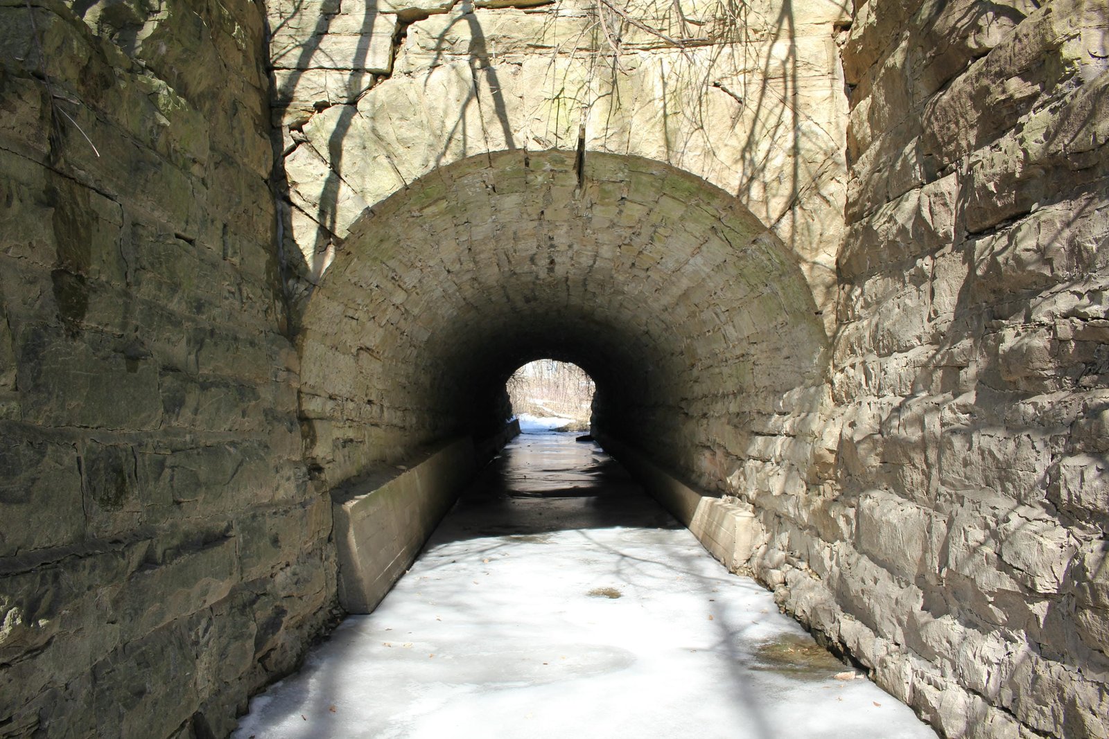 Inside arch